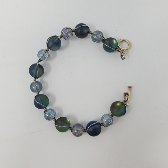 Handmade wire wrapped bracelet - Picture 5 of 5